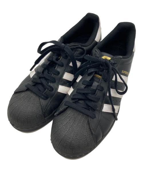 adidas（アディダス）adidas (アディダス) SUPER STAR ローカットスニーカー ブラック サイズ:JP 260の古着・服飾アイテム