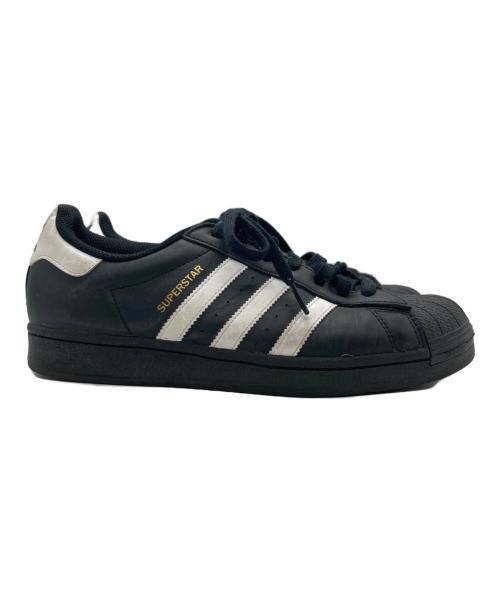 adidas（アディダス）adidas (アディダス) SUPER STAR ローカットスニーカー ブラック サイズ:JP 260の古着・服飾アイテム