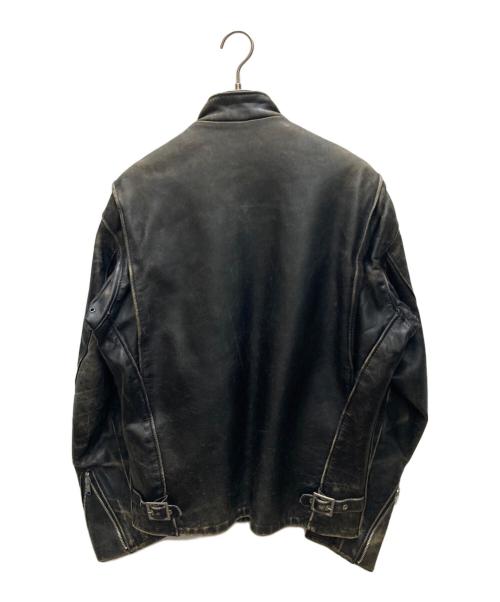 Schott（ショット）Schott (ショット) シングルライダースジャケット ブラック サイズ:SIZE 38の古着・服飾アイテム