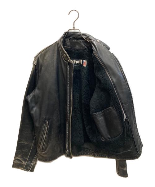 Schott（ショット）Schott (ショット) シングルライダースジャケット ブラック サイズ:SIZE 38の古着・服飾アイテム