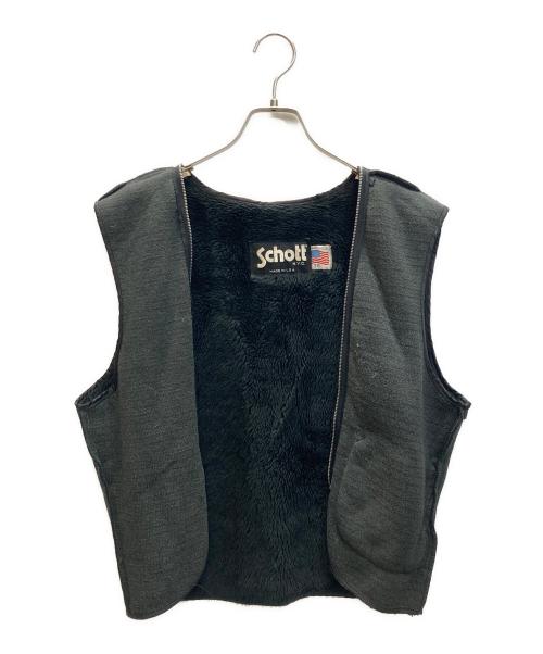 Schott（ショット）Schott (ショット) シングルライダースジャケット ブラック サイズ:SIZE 38の古着・服飾アイテム