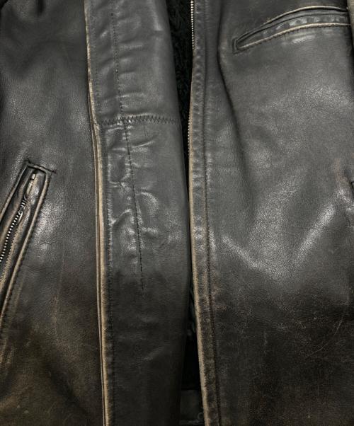 Schott（ショット）Schott (ショット) シングルライダースジャケット ブラック サイズ:SIZE 38の古着・服飾アイテム