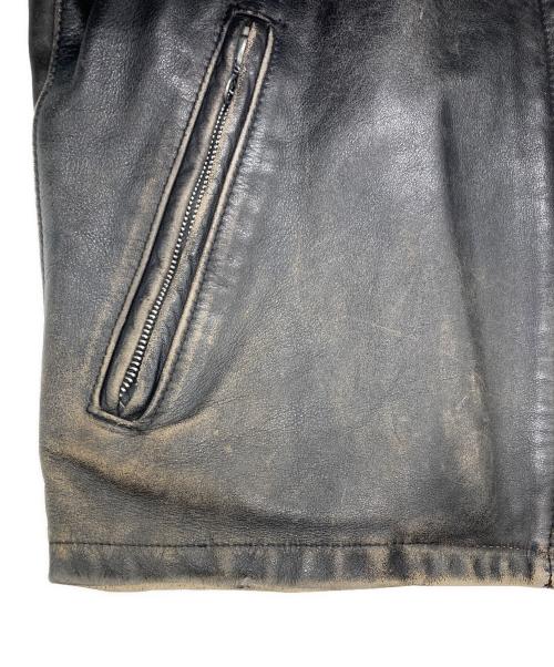 Schott（ショット）Schott (ショット) シングルライダースジャケット ブラック サイズ:SIZE 38の古着・服飾アイテム