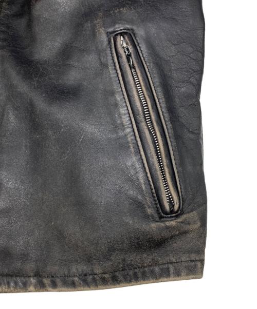 Schott（ショット）Schott (ショット) シングルライダースジャケット ブラック サイズ:SIZE 38の古着・服飾アイテム