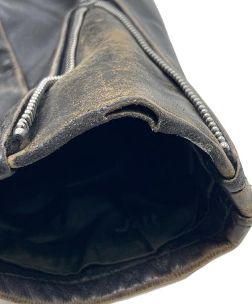 Schott（ショット）Schott (ショット) シングルライダースジャケット ブラック サイズ:SIZE 38の古着・服飾アイテム