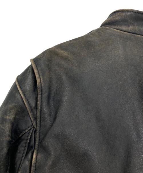 Schott（ショット）Schott (ショット) シングルライダースジャケット ブラック サイズ:SIZE 38の古着・服飾アイテム