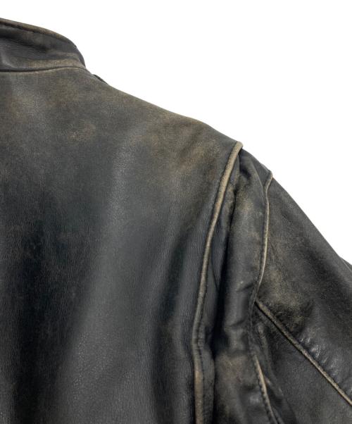 Schott（ショット）Schott (ショット) シングルライダースジャケット ブラック サイズ:SIZE 38の古着・服飾アイテム