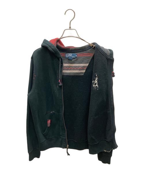 POLO RALPH LAUREN（ポロ・ラルフローレン）POLO RALPH LAUREN (ポロ・ラルフローレン) ビッグポニージップパーカー ブラック サイズ:SIZE Mの古着・服飾アイテム