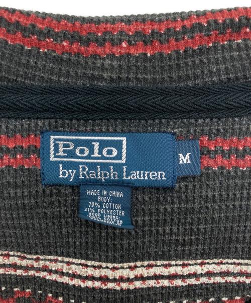 POLO RALPH LAUREN（ポロ・ラルフローレン）POLO RALPH LAUREN (ポロ・ラルフローレン) ビッグポニージップパーカー ブラック サイズ:SIZE Mの古着・服飾アイテム