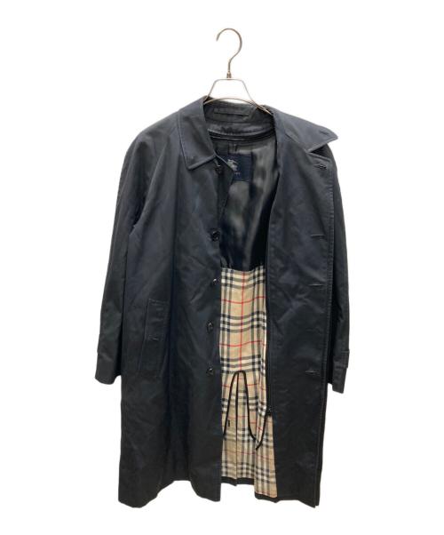 BURBERRY LONDON（バーバリーロンドン）BURBERRY LONDON (バーバリーロンドン) ライナー付ステンカラーコート ブラック サイズ:下記参照の古着・服飾アイテム