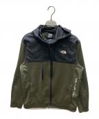 THE NORTH FACEザ ノース フェイス）の古着「切替フーデッドジャケット」｜オリーブ