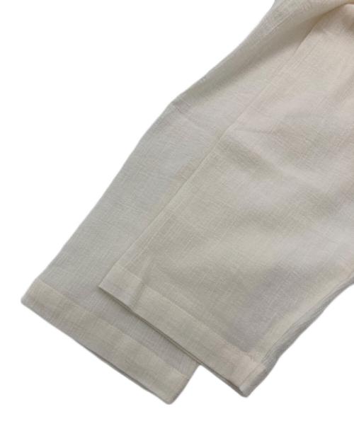 KAGURE（カグレ）kagure (カグレ) シアーカシュクールカーデシャツ ベージュ サイズ:SIZE Freeの古着・服飾アイテム