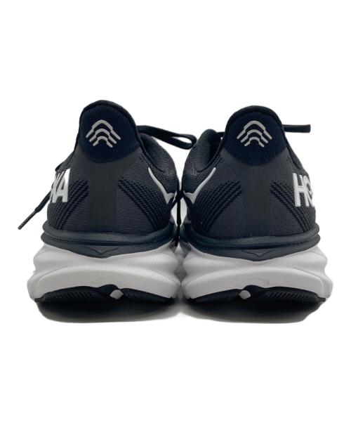 HOKA（ホカ）HOKA (ホカ) CLIFTON 9 WIDE ローカットスニーカー ブラック サイズ:26.5の古着・服飾アイテム