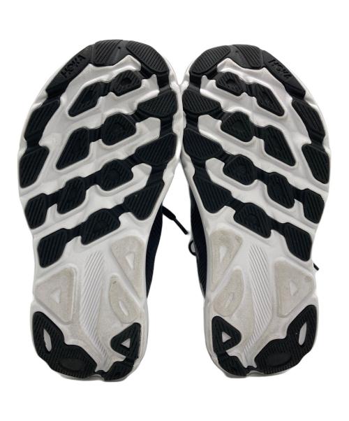 HOKA（ホカ）HOKA (ホカ) CLIFTON 9 WIDE ローカットスニーカー ブラック サイズ:26.5の古着・服飾アイテム
