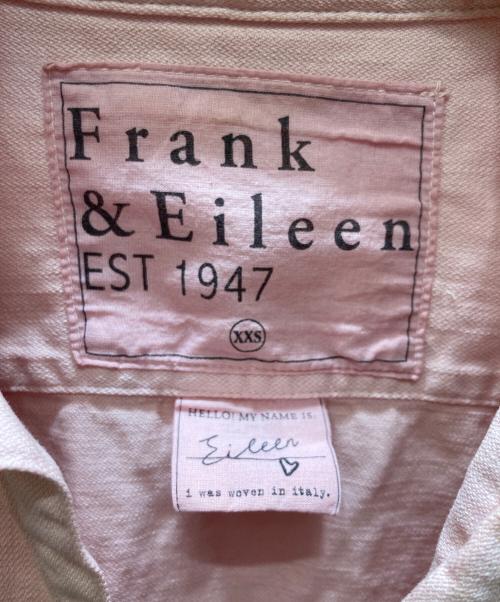 Frank&Eileen（フランクアンドアイリーン）Frank&Eileen (フランクアンドアイリーン) ダメージ加工スキッパーシャツ ピンク サイズ:SIZE XXSの古着・服飾アイテム