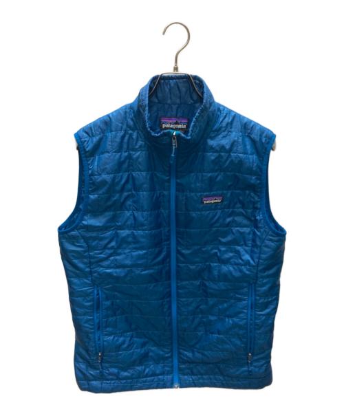 Patagonia（パタゴニア）Patagonia (パタゴニア) Men's Nano Puff Vest メンズ・ナノ・パフ・ベスト ブルー サイズ:Mの古着・服飾アイテム