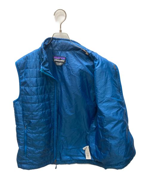 Patagonia（パタゴニア）Patagonia (パタゴニア) Men's Nano Puff Vest メンズ・ナノ・パフ・ベスト ブルー サイズ:Mの古着・服飾アイテム