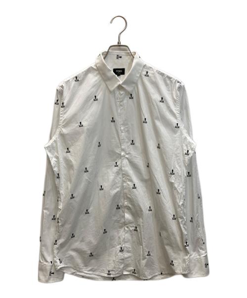 FENDI（フェンディ）FENDI (フェンディ) ドレスシャツ ホワイト サイズ:41の古着・服飾アイテム