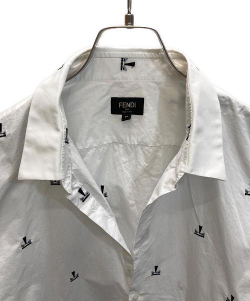 FENDI（フェンディ）FENDI (フェンディ) ドレスシャツ ホワイト サイズ:41の古着・服飾アイテム