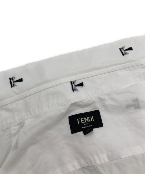 FENDI（フェンディ）FENDI (フェンディ) ドレスシャツ ホワイト サイズ:41の古着・服飾アイテム