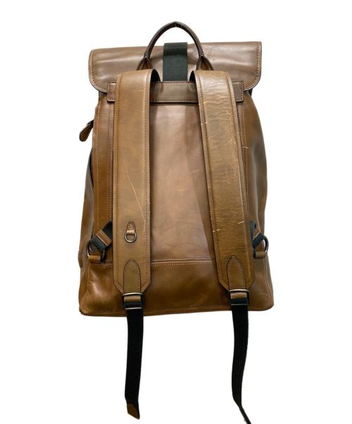 COACH（コーチ）COACH (コーチ) ブリーカー レザーリュック ブラウン サイズ:下記参照の古着・服飾アイテム