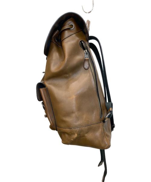 COACH（コーチ）COACH (コーチ) ブリーカー レザーリュック ブラウン サイズ:下記参照の古着・服飾アイテム