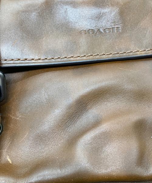COACH（コーチ）COACH (コーチ) ブリーカー レザーリュック ブラウン サイズ:下記参照の古着・服飾アイテム