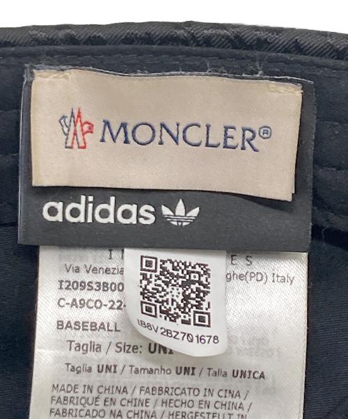adidas（アディダス）adidas (アディダス) MONCLER (モンクレール) ベースボールキャップ ブラック サイズ:3の古着・服飾アイテム