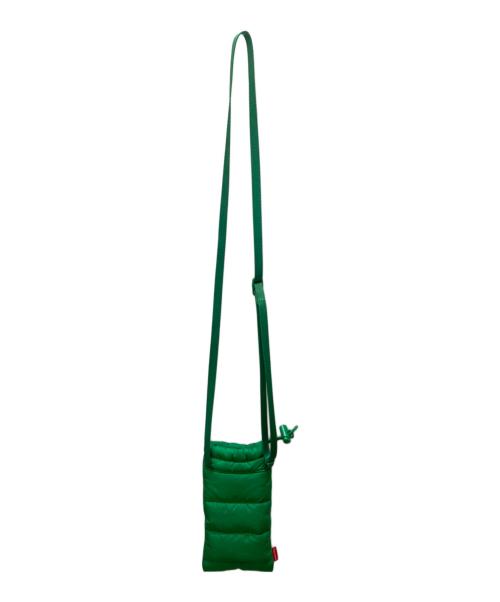SUPREME（シュプリーム）Supreme (シュプリーム) Puffer Neck Pouch グリーンの古着・服飾アイテム