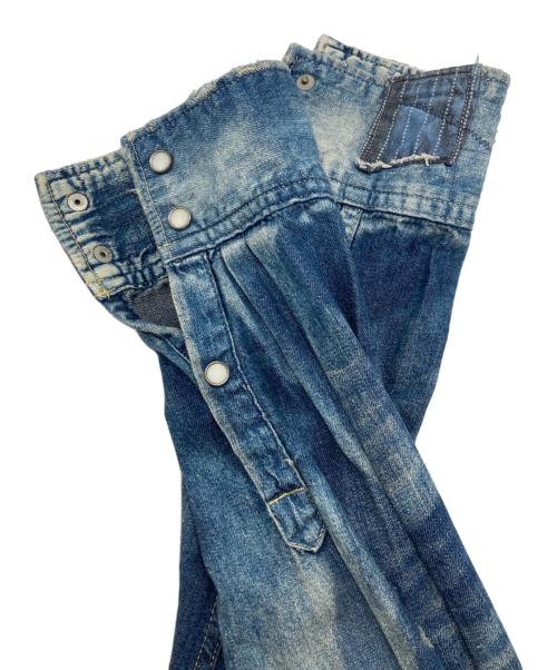 KAPITAL（キャピタル）KAPITAL (キャピタル) 襤褸スタッズスカルデニムシャツ インディゴ サイズ:SIZE Lの古着・服飾アイテム
