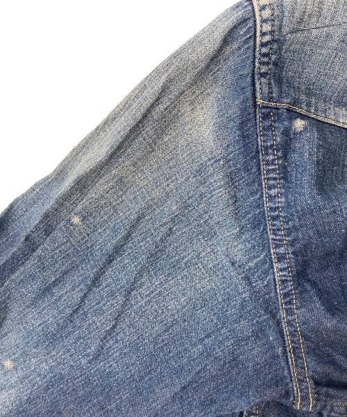 KAPITAL（キャピタル）KAPITAL (キャピタル) 襤褸スタッズスカルデニムシャツ インディゴ サイズ:SIZE Lの古着・服飾アイテム