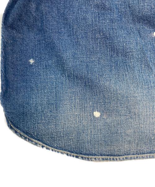 KAPITAL（キャピタル）KAPITAL (キャピタル) 襤褸スタッズスカルデニムシャツ インディゴ サイズ:SIZE Lの古着・服飾アイテム