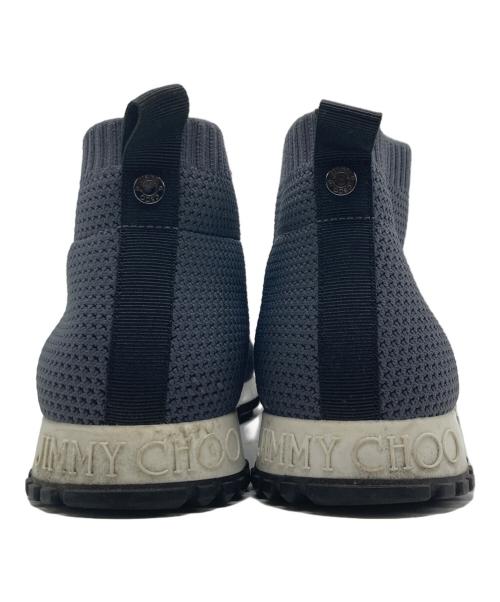 JIMMY CHOO（ジミーチュウ）JIMMY CHOO (ジミーチュウ) NORWAY ニット ソックスニーカー グレー サイズ:41の古着・服飾アイテム