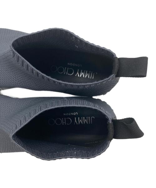 JIMMY CHOO（ジミーチュウ）JIMMY CHOO (ジミーチュウ) NORWAY ニット ソックスニーカー グレー サイズ:41の古着・服飾アイテム