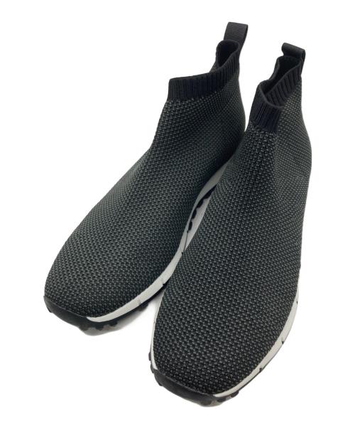 JIMMY CHOO（ジミーチュウ）JIMMY CHOO (ジミーチュウ) NORWAY ニット ソックスニーカー ブラック サイズ:41の古着・服飾アイテム