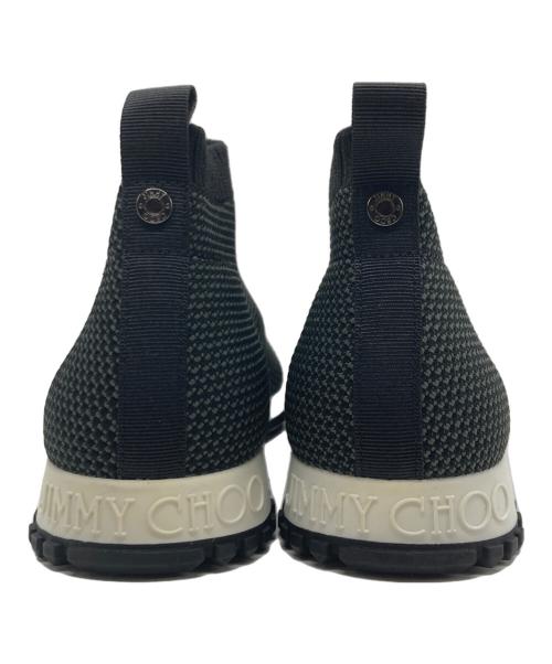 JIMMY CHOO（ジミーチュウ）JIMMY CHOO (ジミーチュウ) NORWAY ニット ソックスニーカー ブラック サイズ:41の古着・服飾アイテム