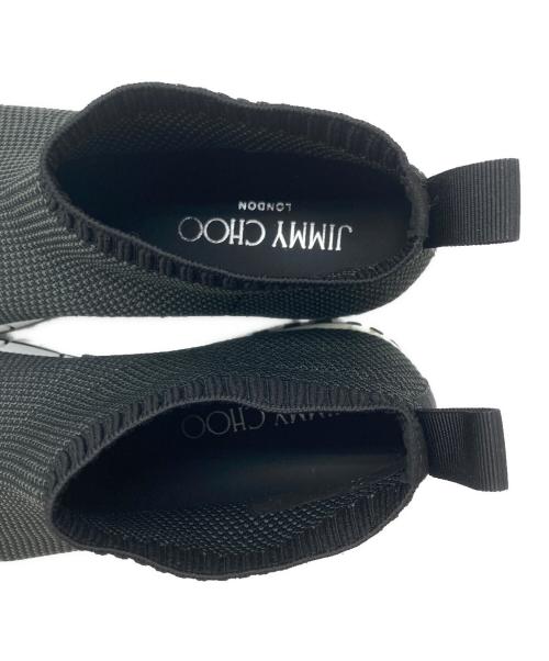 JIMMY CHOO（ジミーチュウ）JIMMY CHOO (ジミーチュウ) NORWAY ニット ソックスニーカー ブラック サイズ:41の古着・服飾アイテム