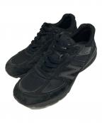 NEW BALANCEニューバランス）の古着「990 V5 ローカットスニーカー」｜ブラック