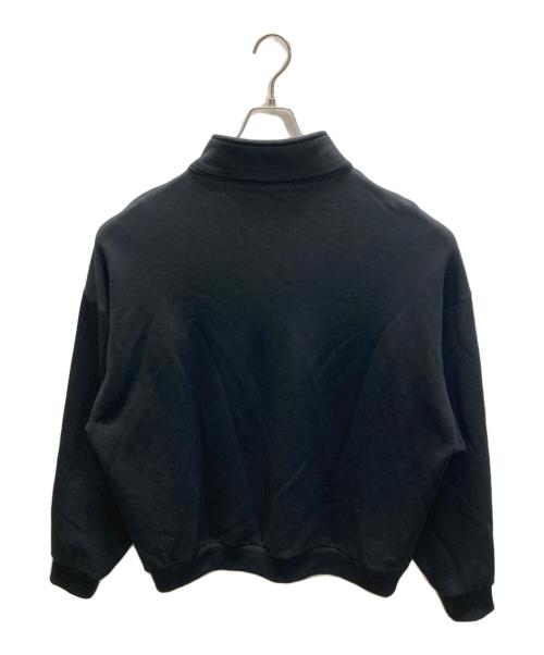 alo yoga（アローヨガ）alo yoga (アローヨガ) ハーフジップスウェット ブラック サイズ:Lの古着・服飾アイテム