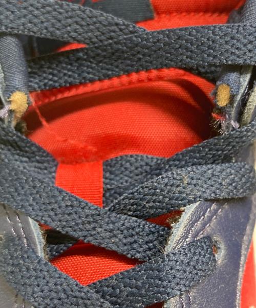 NIKE（ナイキ）NIKE (ナイキ) SUPREME (シュプリーム) Dunk High By Any Means レッド×ネイビー サイズ:25.5の古着・服飾アイテム