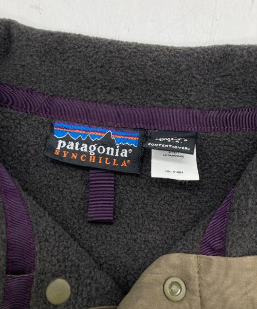 Patagonia（パタゴニア）Patagonia (パタゴニア) シンチラ・スナップT・プルオーバー チャコールグレー サイズ:Mの古着・服飾アイテム
