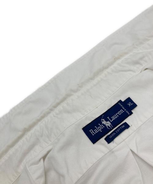 RALPH LAUREN（ラルフローレン）RALPH LAUREN (ラルフローレン) ボタンダウンシャツ ホワイト サイズ:XLの古着・服飾アイテム