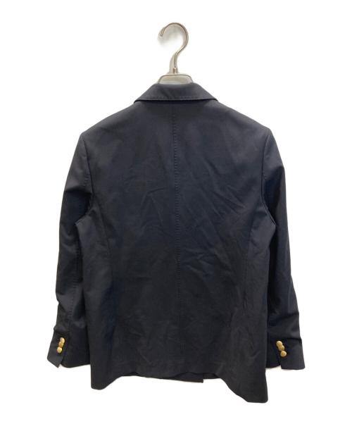Spick and Span（スピック＆スパン）Spick and Span (スピック＆スパン) プレーンウィーブダブルブレストジャケット ネイビー サイズ:36 未使用品の古着・服飾アイテム