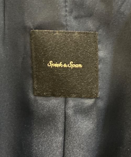 Spick and Span（スピック＆スパン）Spick and Span (スピック＆スパン) プレーンウィーブダブルブレストジャケット ネイビー サイズ:36 未使用品の古着・服飾アイテム