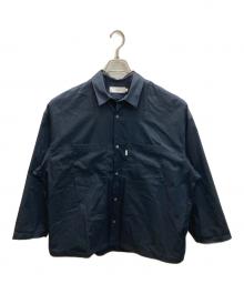 Graphpaper（グラフペーパー）の古着「Solotex Twill L/S Oversized Box Shirt」｜ネイビー