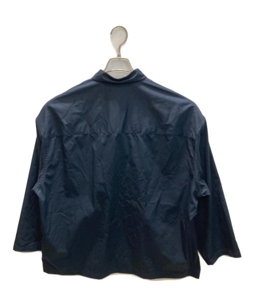 Graphpaper（グラフペーパー）Graphpaper (グラフペーパー) Solotex Twill L/S Oversized Box Shirt ネイビー サイズ:Sの古着・服飾アイテム