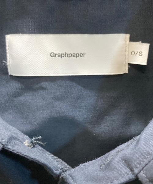 Graphpaper（グラフペーパー）Graphpaper (グラフペーパー) Solotex Twill L/S Oversized Box Shirt ネイビー サイズ:Sの古着・服飾アイテム