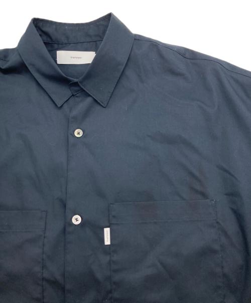 Graphpaper（グラフペーパー）Graphpaper (グラフペーパー) Solotex Twill L/S Oversized Box Shirt ネイビー サイズ:Sの古着・服飾アイテム