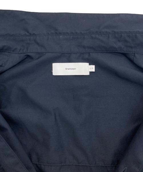 Graphpaper（グラフペーパー）Graphpaper (グラフペーパー) Solotex Twill L/S Oversized Box Shirt ネイビー サイズ:Sの古着・服飾アイテム