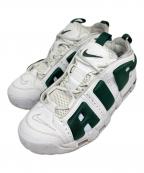 NIKEナイキ）の古着「Air More Uptempo Low "Celtics" エアモアアップテンポ ロー "セルティックス"」｜ホワイト×グリーン